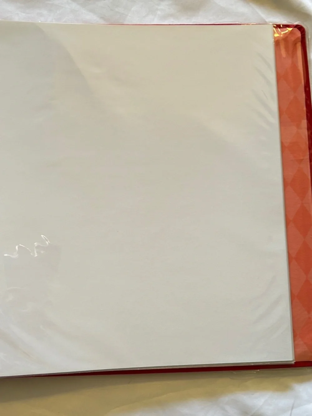 12 x 12 Deluxe Top Loading Red Scrapbook by Pioneer NEW